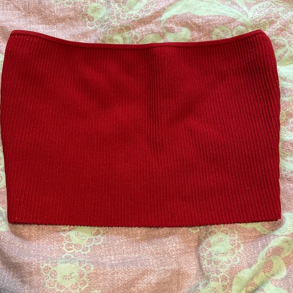 Babaton tub top. Size M. Dark red - Picture 1 of 6